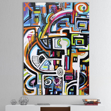 Light & Dark Work - Modern & Contemporary Premium Canvas Wall Art
