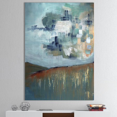 Blue Skye Composition I - Modern & Contemporary Premium Canvas Wall Art