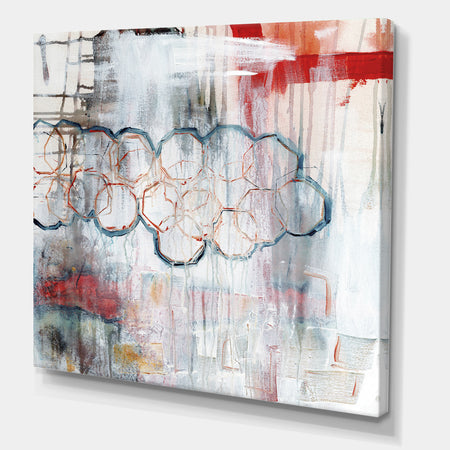 Concentric Circle Impressions II - Modern & Contemporary Canvas Artwork