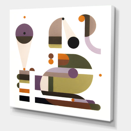 Emergency call - Mid-Century Modern Canvas Artwork