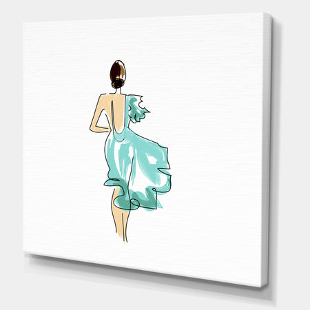 Evening Dress Fashion - Fashion Premium Canvas Wall Art