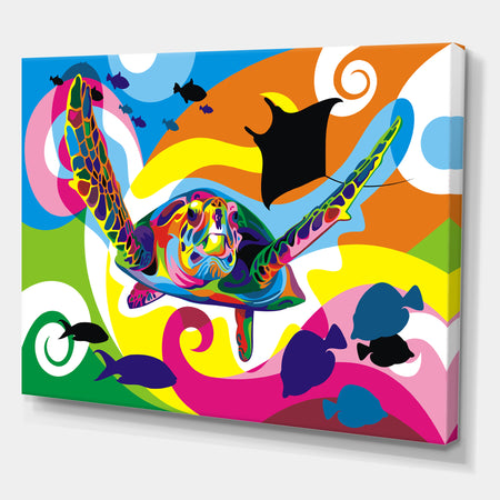 Underwater - Modern & Contemporary Gallery-wrapped Canvas