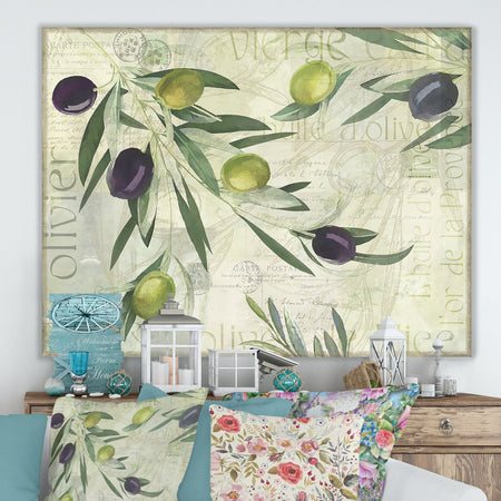 Olives de Nice - Cottage Canvas Artwork