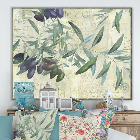 Olives de Nyons - Cottage Premium Canvas Wall Art
