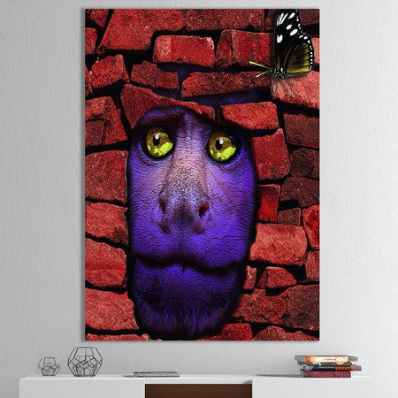 Stone Monkey - Modern & Contemporary Canvas Wall Art