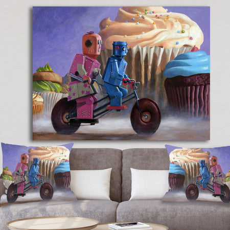 Misty Path - Modern & Contemporary Canvas Artwork