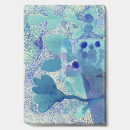 Sea Garden Impression - Mid-Century Modern Canvas Artwork