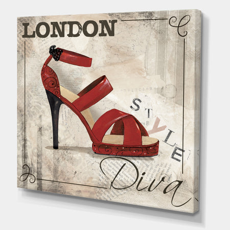 London Style - Fashion Canvas Artwork