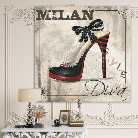 Milan Style - Fashion Premium Canvas Wall Art