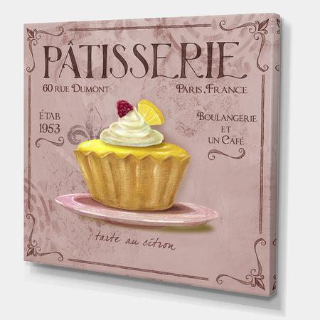 Patisserie 4 - Cottage Canvas Artwork
