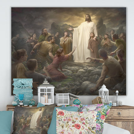 One Shepherd - Traditional Gallery-wrapped Canvas
