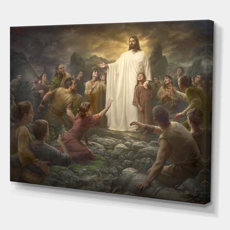 One Shepherd - Traditional Gallery-wrapped Canvas