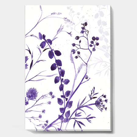 Meadow Flowers In The Afternoon I - Cottage Canvas Wall Art