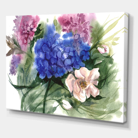 Watercolor Garden II - Cottage Canvas Artwork