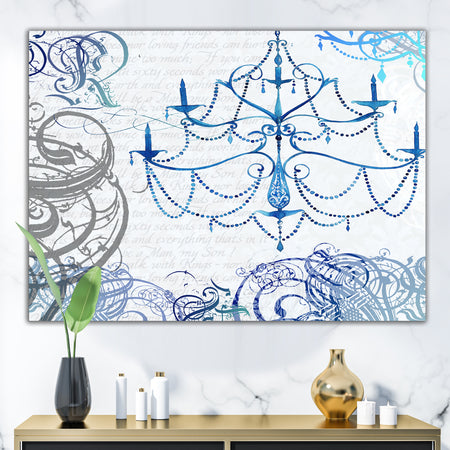 Chandelier IV - Fashion Canvas Art Print