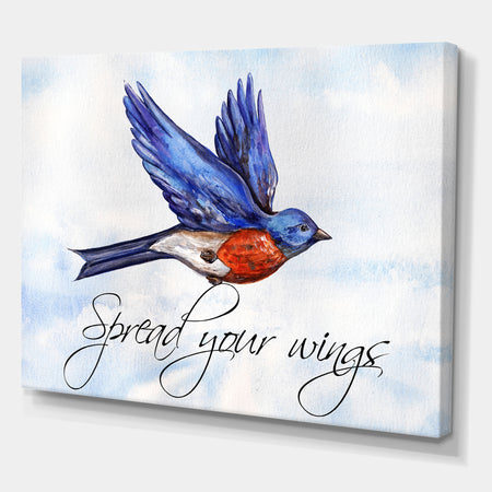 Bird Inspiration I - Cottage Gallery-wrapped Canvas