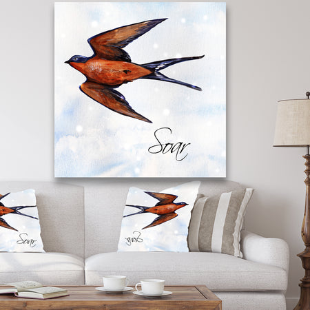 Bird Inspiration II - Cottage Canvas Artwork