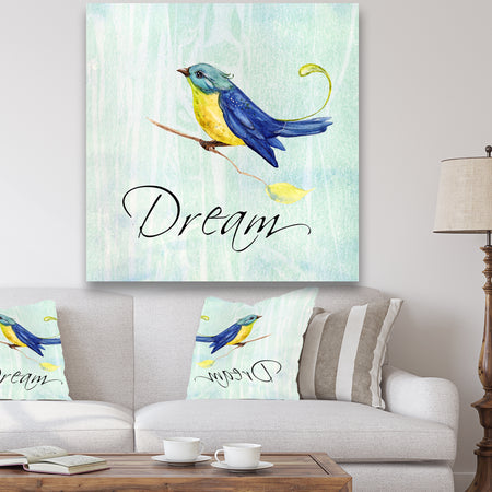 Bird Inspiration IV - Cottage Canvas Wall Art