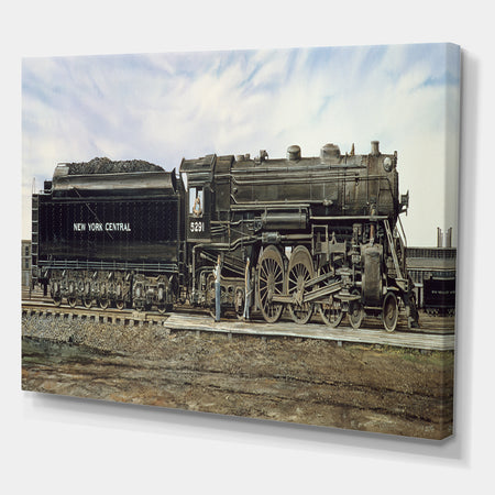 N Y Central Hudson - Traditional Gallery-wrapped Canvas