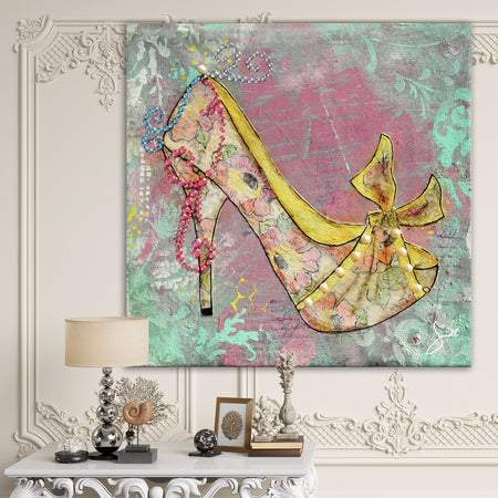 Floral Times - Fashion Canvas Art Print