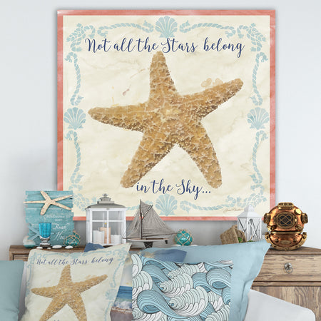 Sea Shells-C - Nautical & Coastal Canvas Artwork