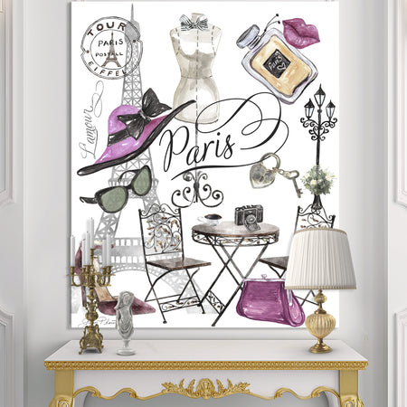 Paris Lamour - Fashion Premium Canvas Wall Art
