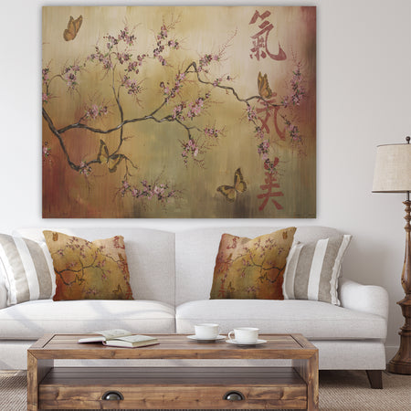 Butterfly Santuary-A - Cottage Gallery-wrapped Canvas