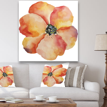 Washy Poppy - Cottage Gallery-wrapped Canvas