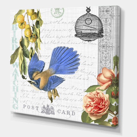 Birdwatchers Dream 1 - Cottage Canvas Wall Art