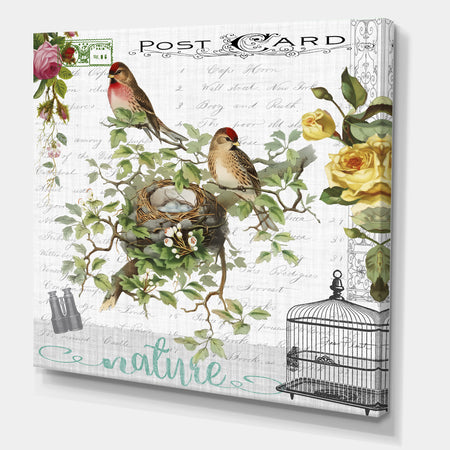 Birdwatchers Dream 3 - Cottage Gallery-wrapped Canvas
