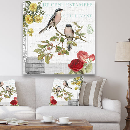 Birdwatchers Dream 4 - Cottage Canvas Artwork