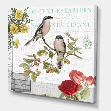 Birdwatchers Dream 4 - Cottage Canvas Artwork