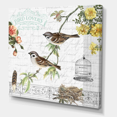 Birdwatchers Dream 5 - Cottage Premium Canvas Wall Art