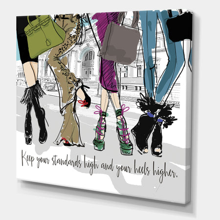 High Standards - Fashion Canvas Artwork