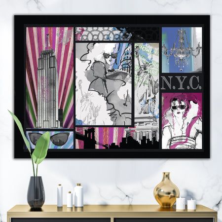 Living In The City Multi - Fashion Canvas Art Print