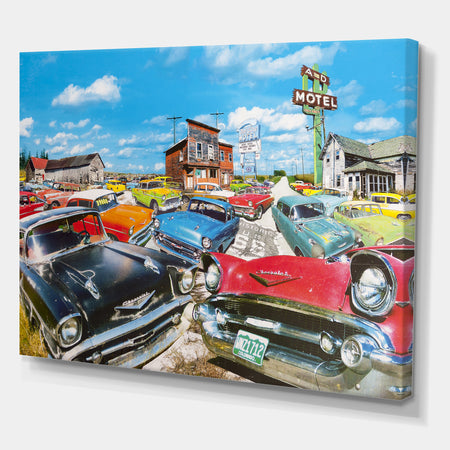The Tri Five - Modern & Contemporary Canvas Art Print