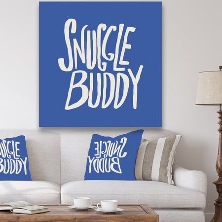 Snuggle Buddy - Cottage Canvas Wall Art