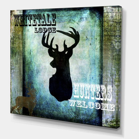 Lodge Whitetale Lodge - Cottage Canvas Wall Art