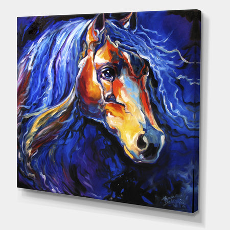 Friesian Night - Cottage Canvas Wall Art