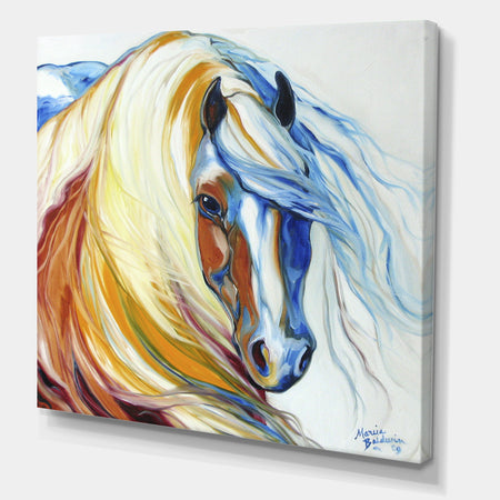 Gypsy Vanner Dream - Cottage Gallery-wrapped Canvas