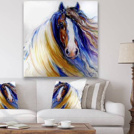 Gypsy Vanner Rouge - Cottage Canvas Artwork