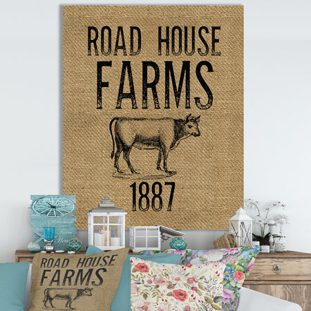 Road House Farms - Farmhouse Premium Canvas Wall Art