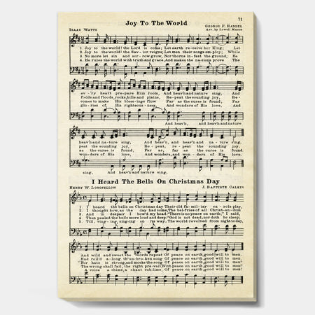 Joy To The World - Cottage Canvas Art Print