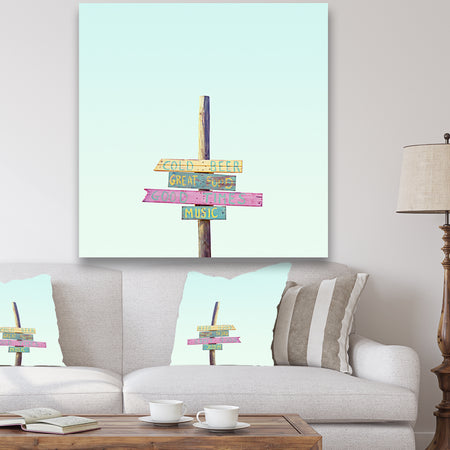 4 Thruths Of Life - Cottage Canvas Art Print