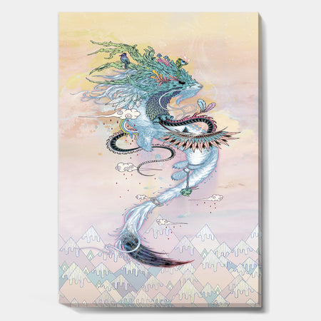 Journeying Spirit (Ermine) - Nautical & Coastal Canvas Art Print