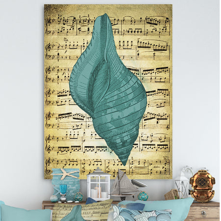 Blue Sea 2 - Nautical & Coastal Gallery-wrapped Canvas