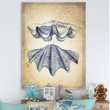 Blue Sea 4 - Nautical & Coastal Premium Canvas Wall Art