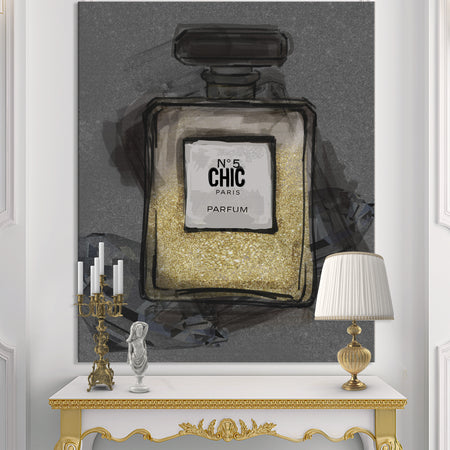 Chic Nr 5 Paris Parfum IV - Fashion Gallery-wrapped Canvas