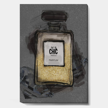 Chic Nr 5 Paris Parfum IV - Fashion Gallery-wrapped Canvas
