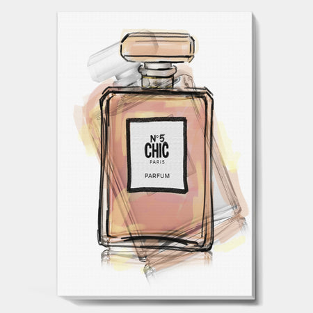 Chic Nr 5 Paris Parfum V - Fashion Canvas Artwork